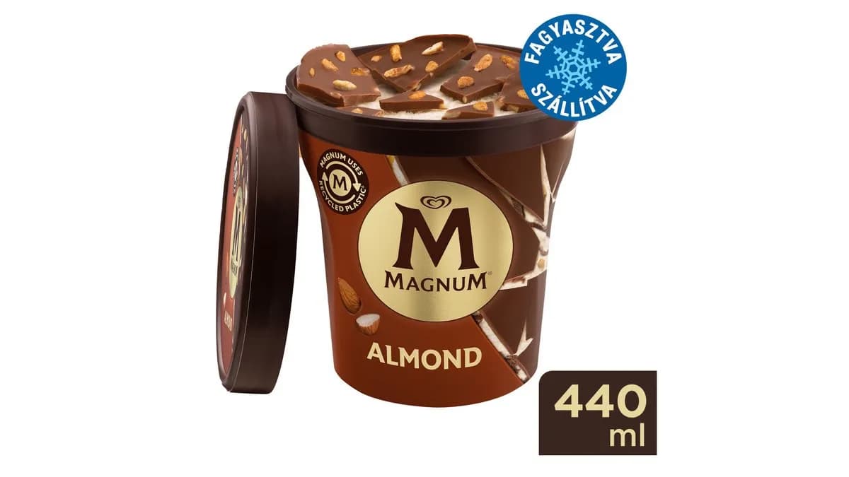 Magnum Almond Ice Cream (Poharas) 440ml