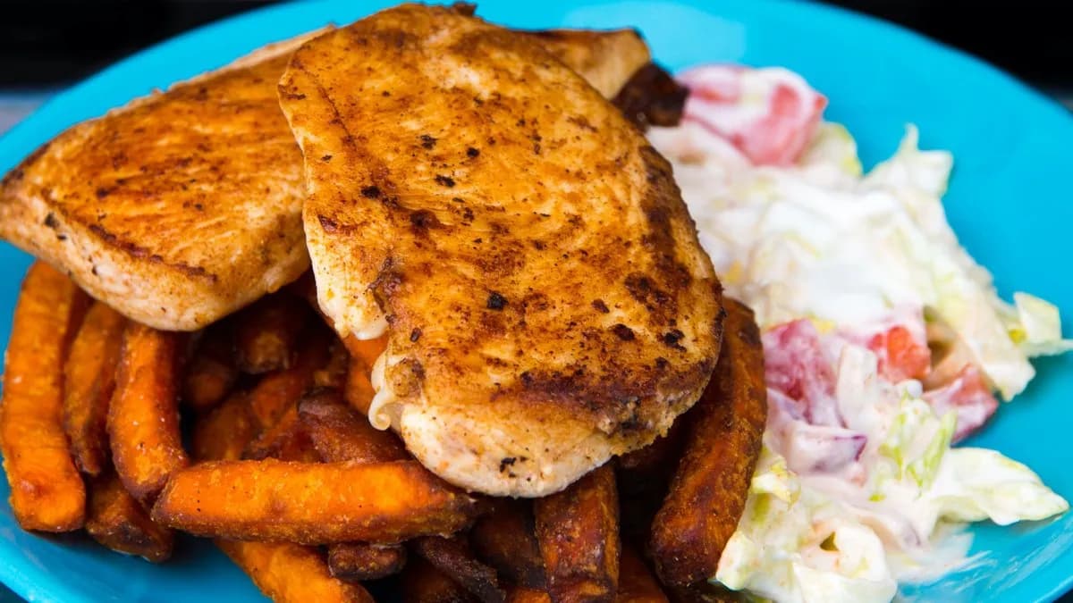 GRILL CSIRKEMELL ÉDESBURGONYÁVAL🍴