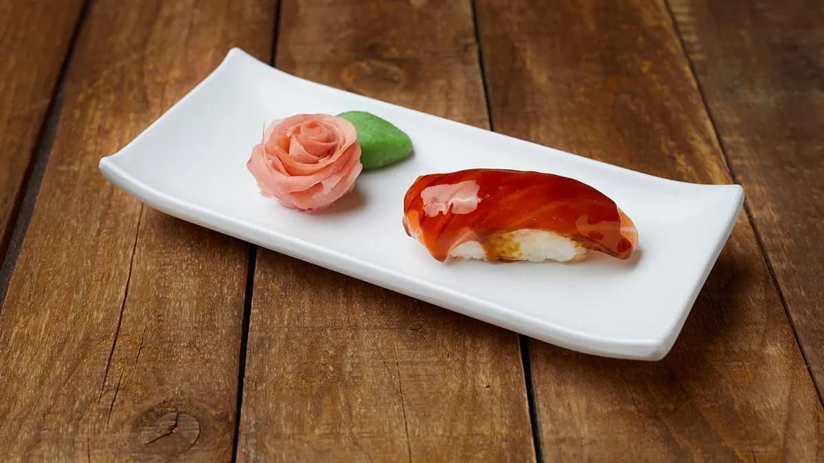 Teriyaki lazac nigiri
