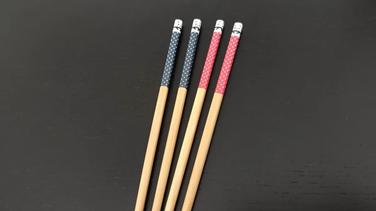 Panda piros pálcika 1 pár