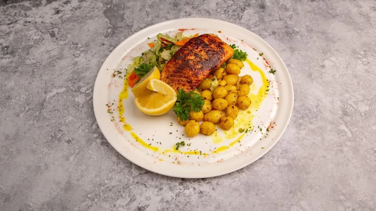 grillezett Lazacderék