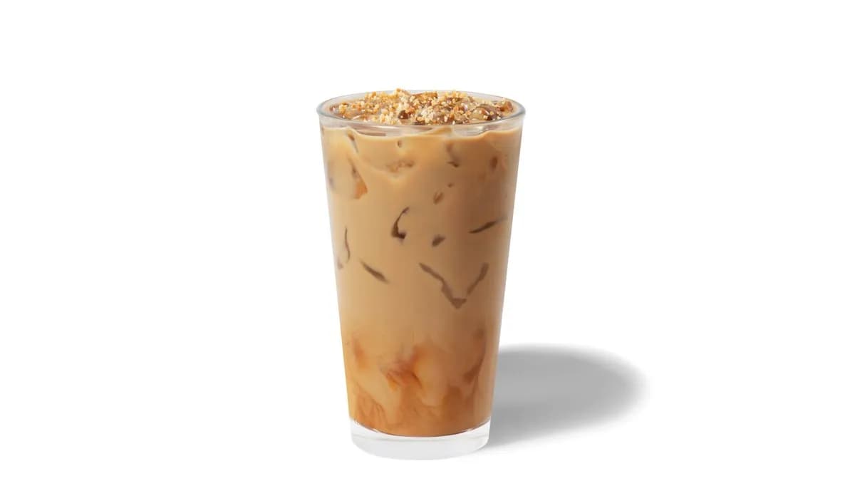 Iced Almond Biscotti Oat Latte