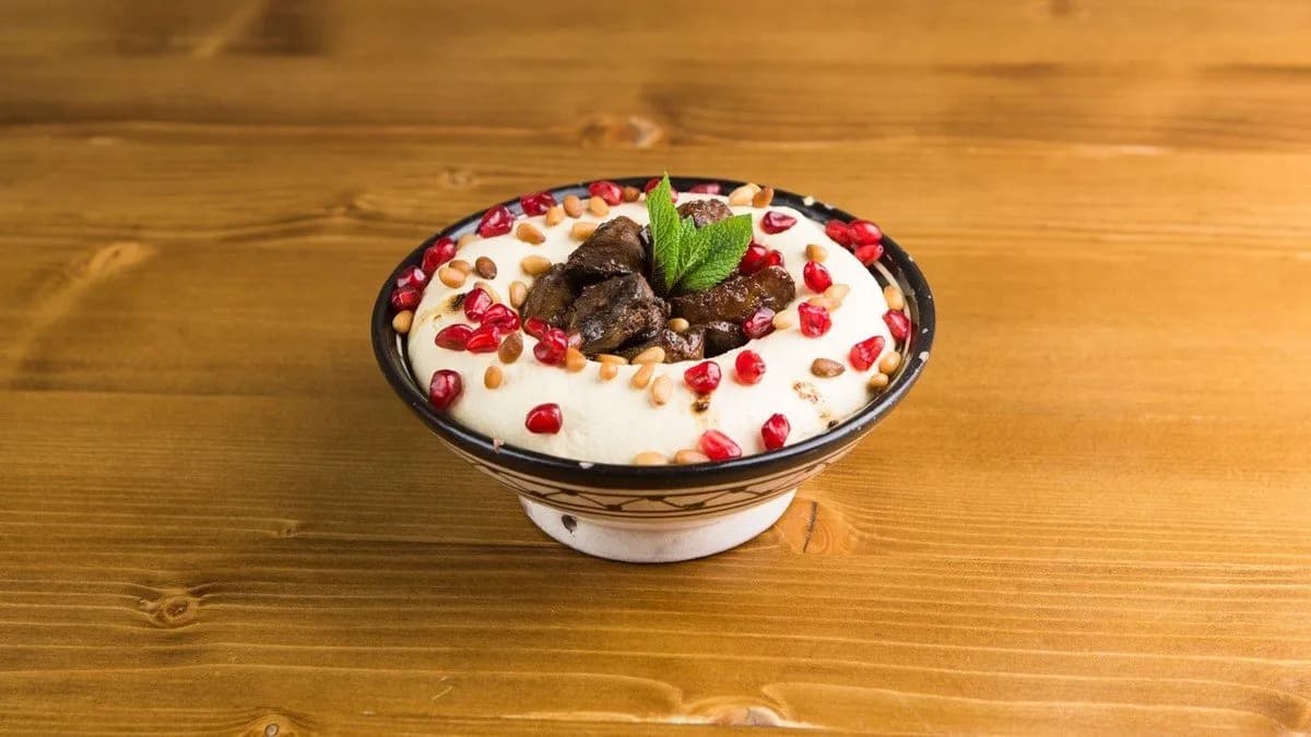 Hummus csirkemájjal