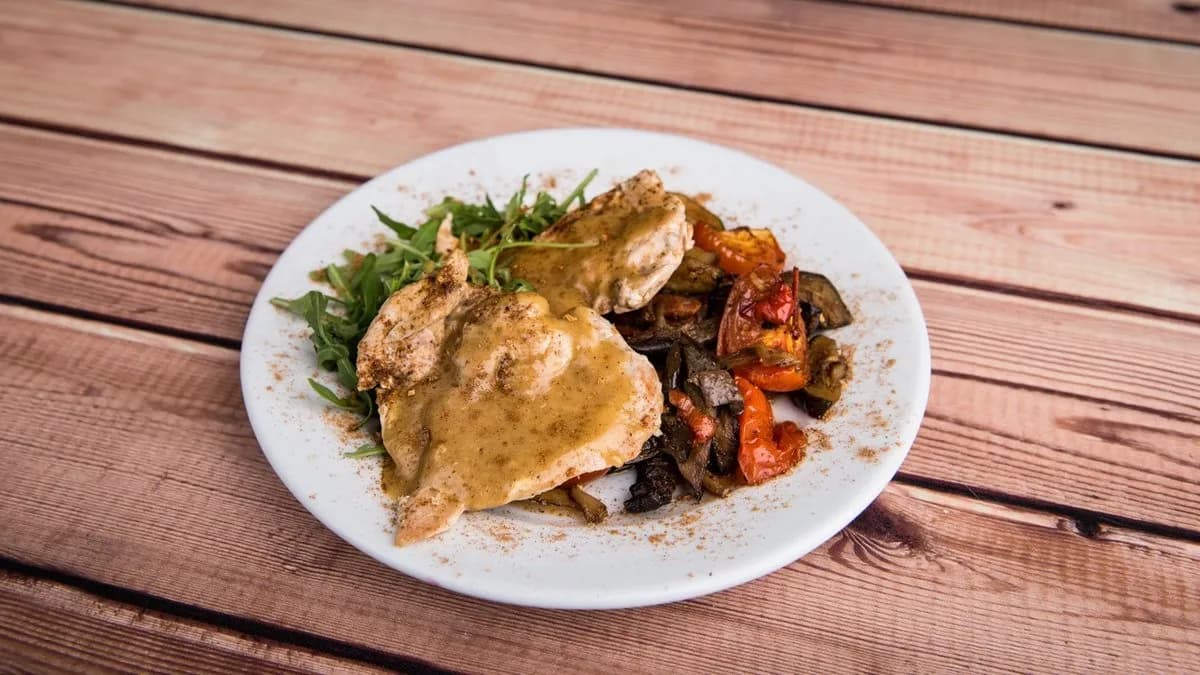 Roston csirkemell mézes-mustáros