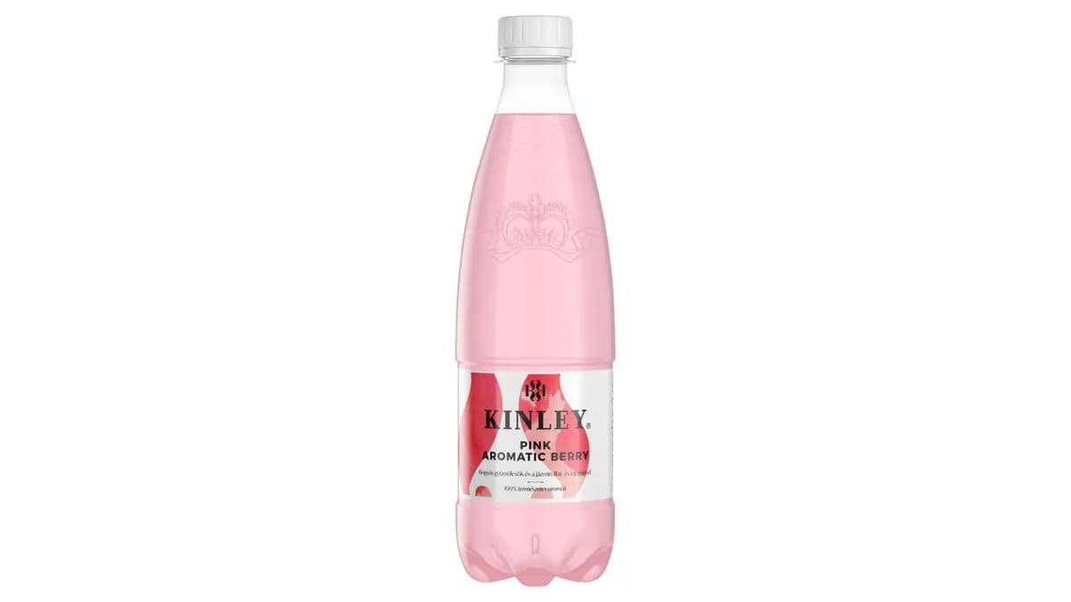 Kinley Pink Aromatic Berry szénsavas, vegyes bogyós gyümölcsízű üdítőital 500 ml