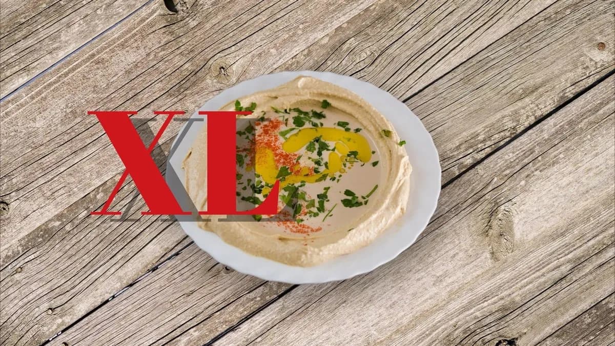 XL Hummusz tehinával, pitával