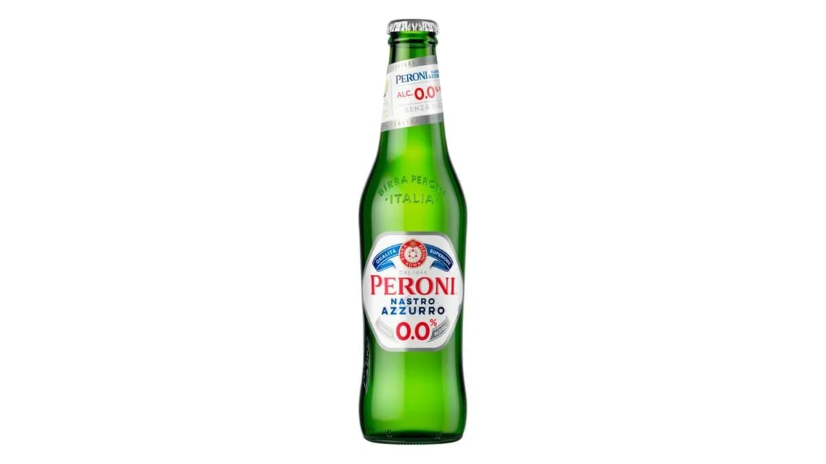 Peroni Nastro Azzurro alkoholmentes sör 0% 0.33l