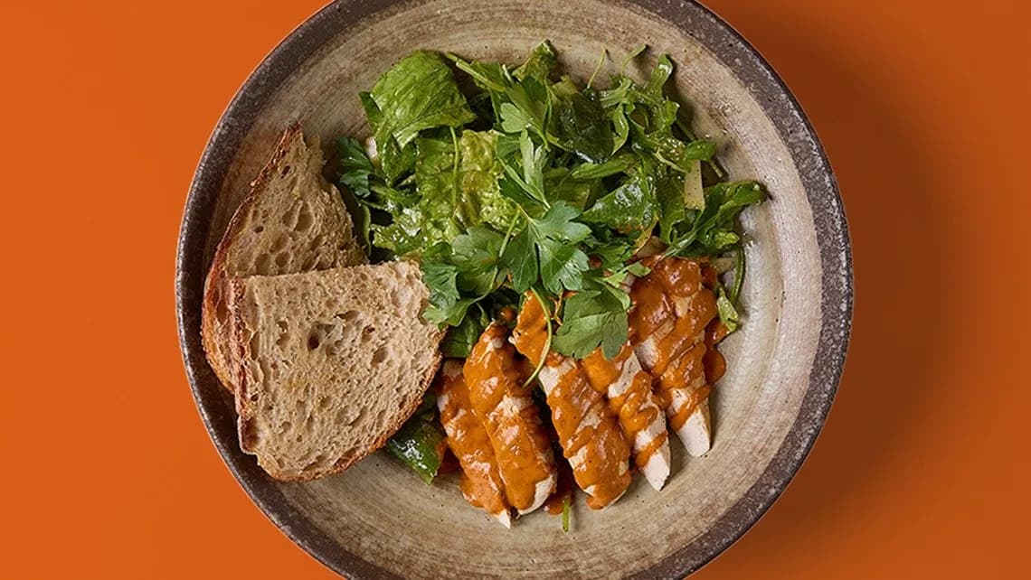 Piri-piri csirke plate