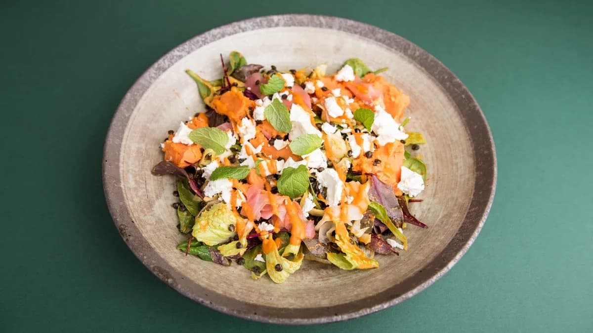 Sütőtök-beluga bowl