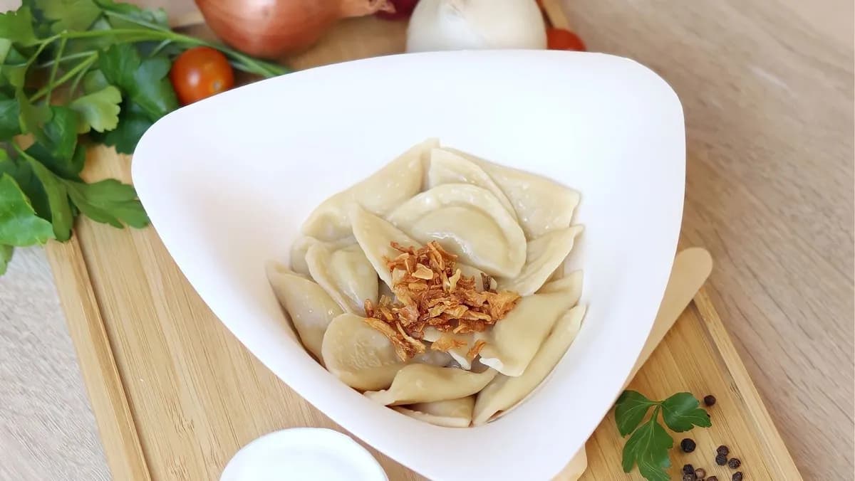 Vareniki káposztás gombával