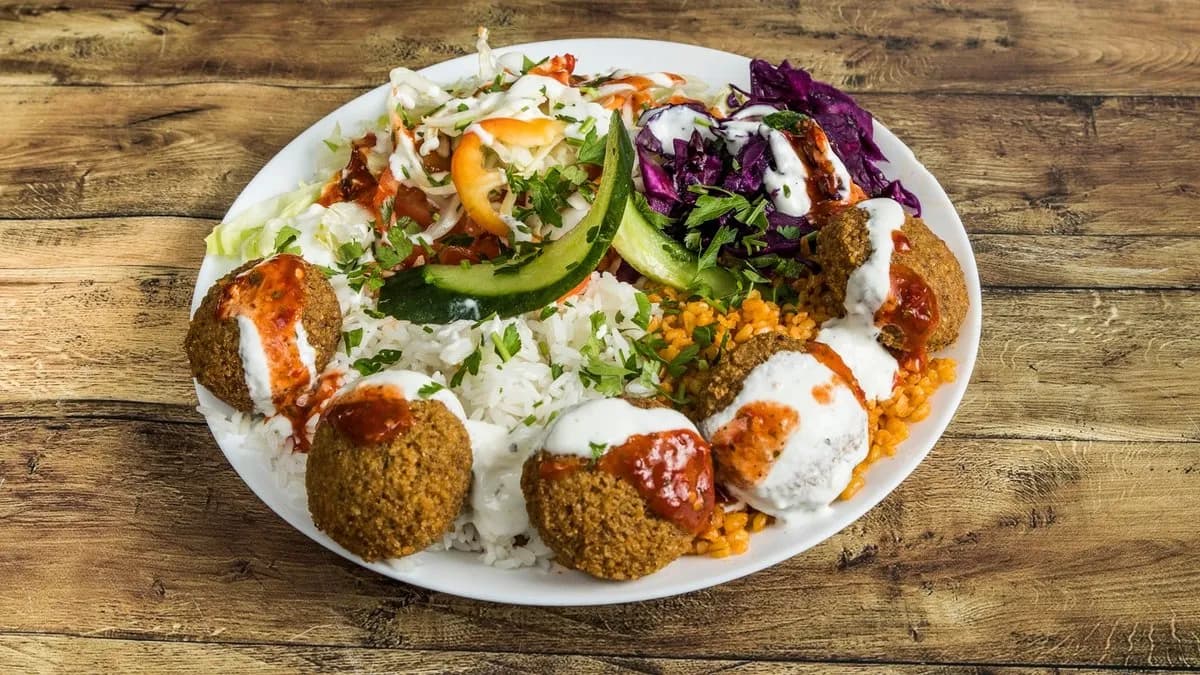 Nagy falafel tál