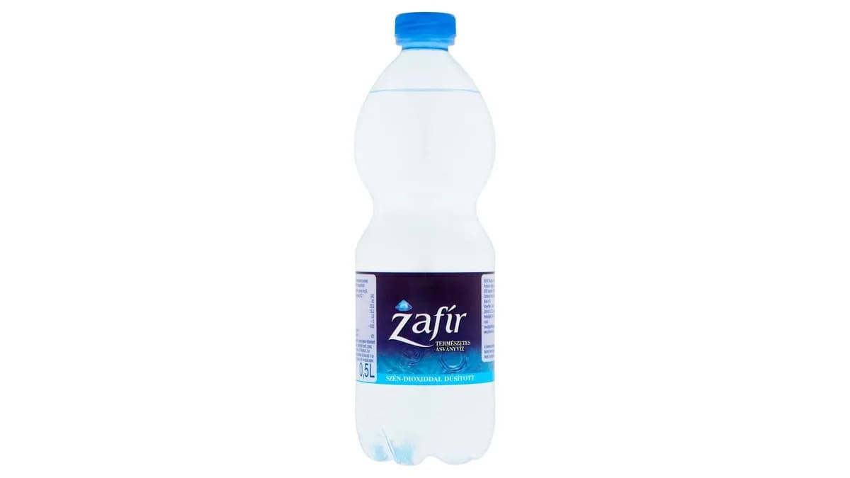 Sparkling mineral water- Zafír ásványvíz szénsavas0,5L