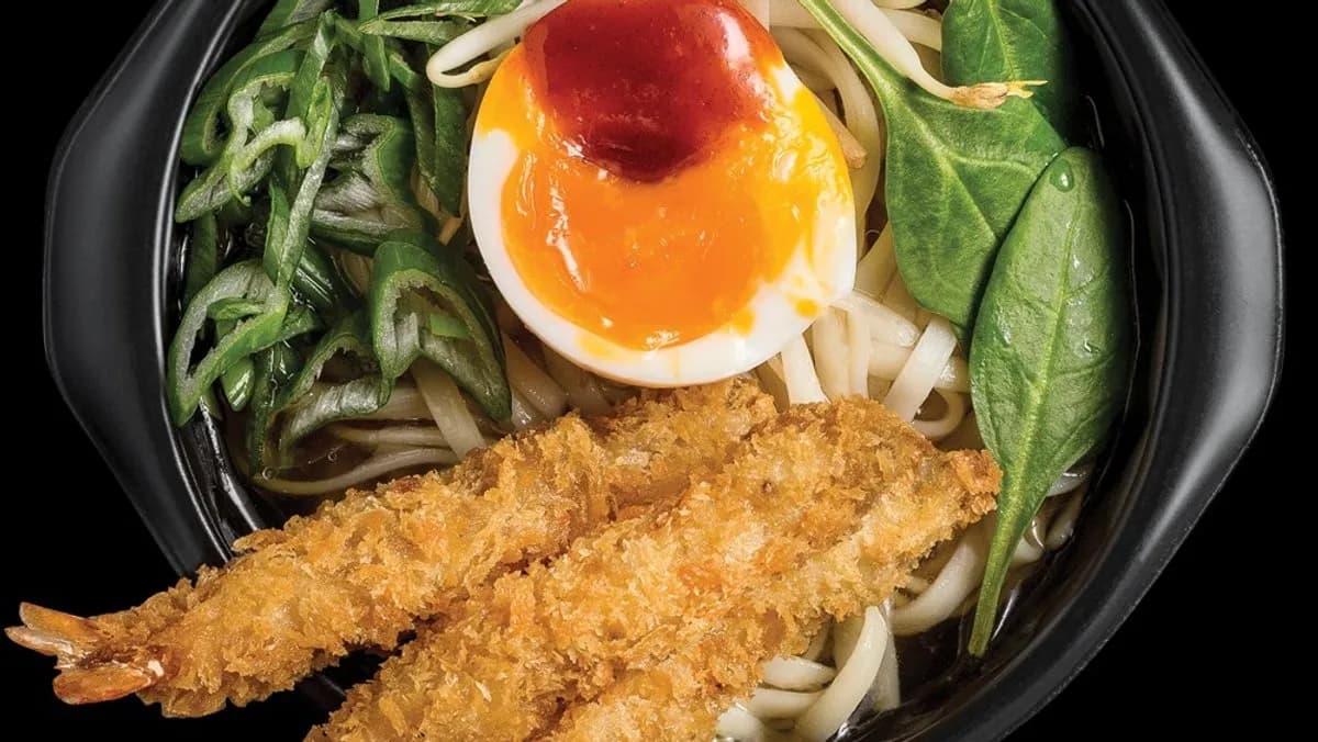 Ramen leves bundázott rákkal