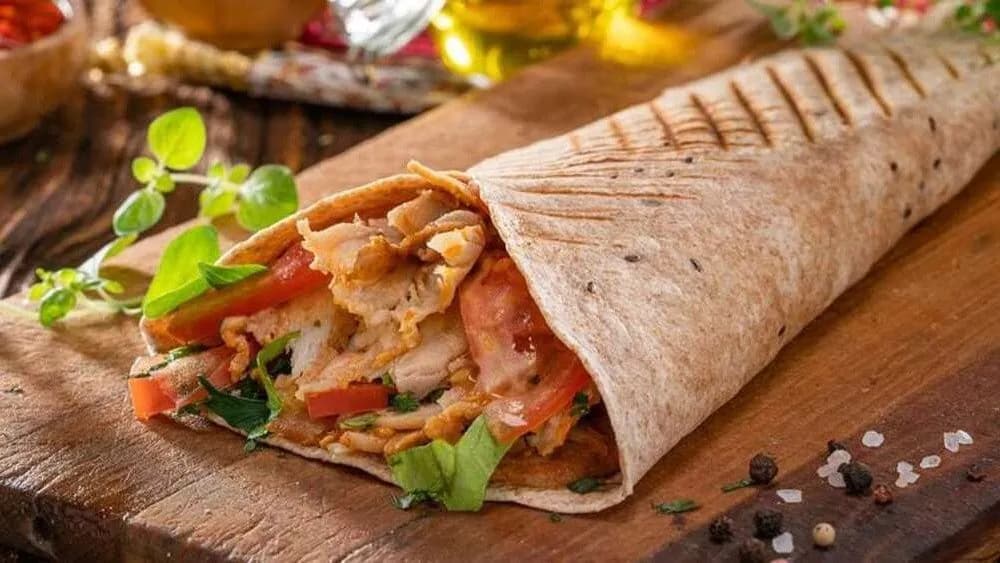 Gyros pitában csak hús (24cm)