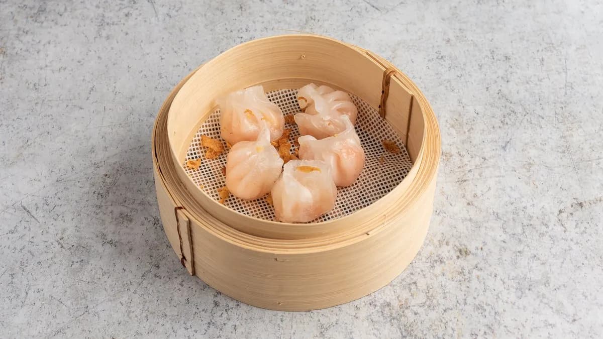 Párolt gyoza rákkal (4 db)