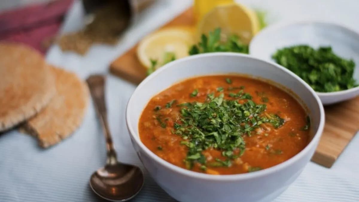 Lentil soup/سوپ عدس