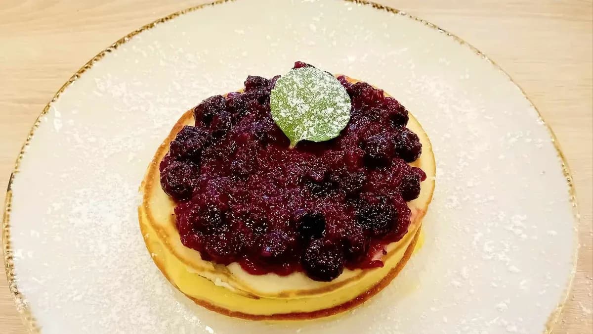 Áfonyás amerikai palacsinta