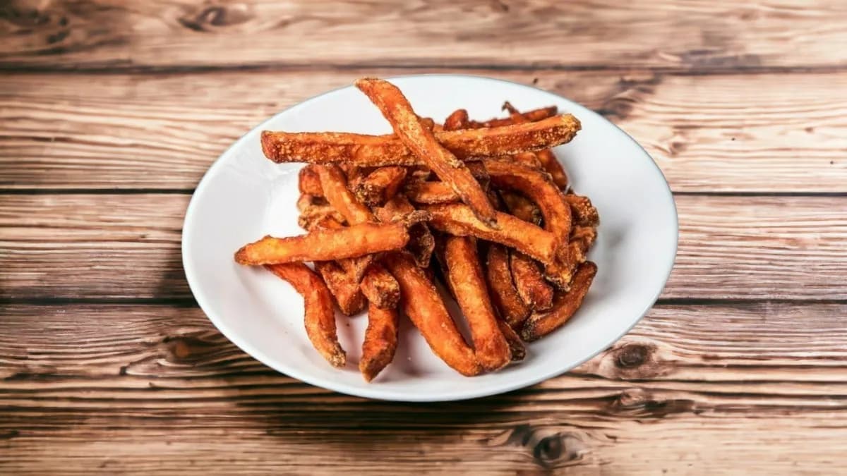 Édesburgonya-hasábok