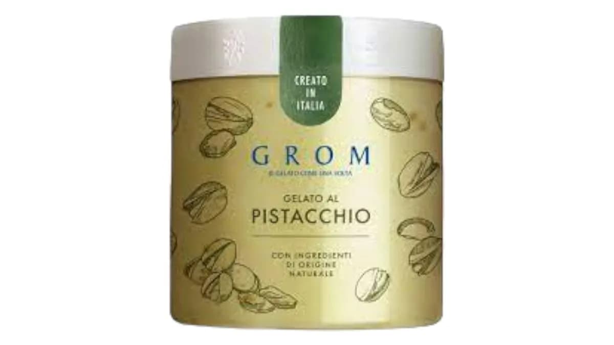 GROM Pistacchio Ice Cream with caramelized pistachio piecies 460ml