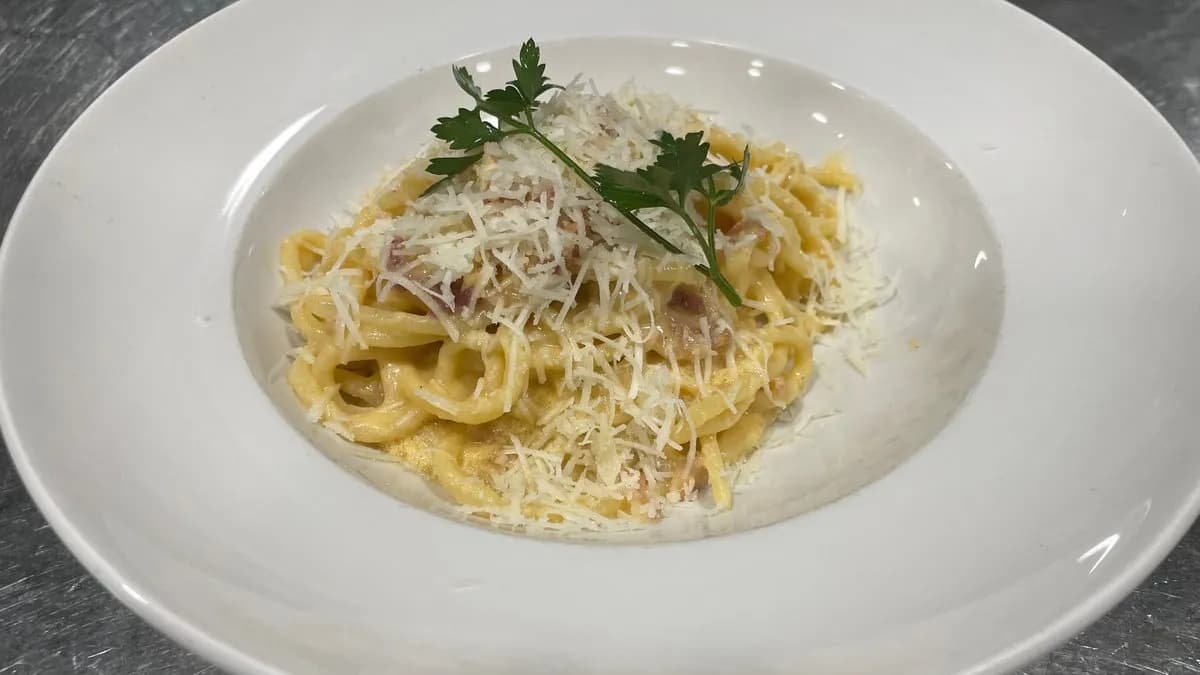 Spaghetti alla carbonara D.O.P.