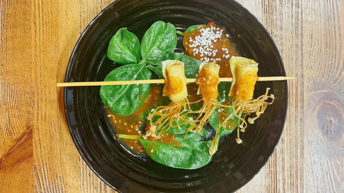 Dry Tofu Enoki Mushroom