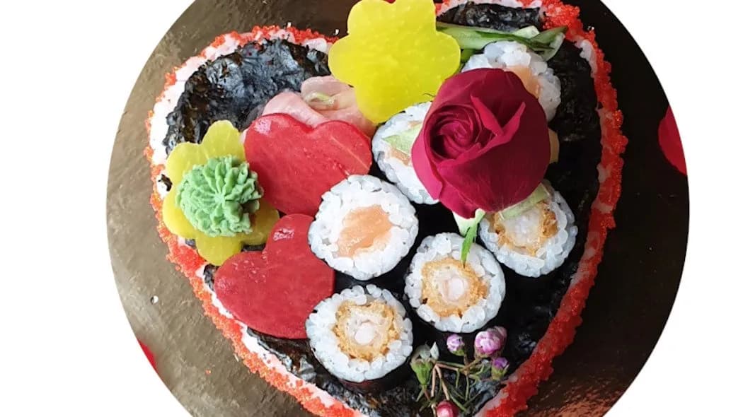 Szív tortácska 2 főre