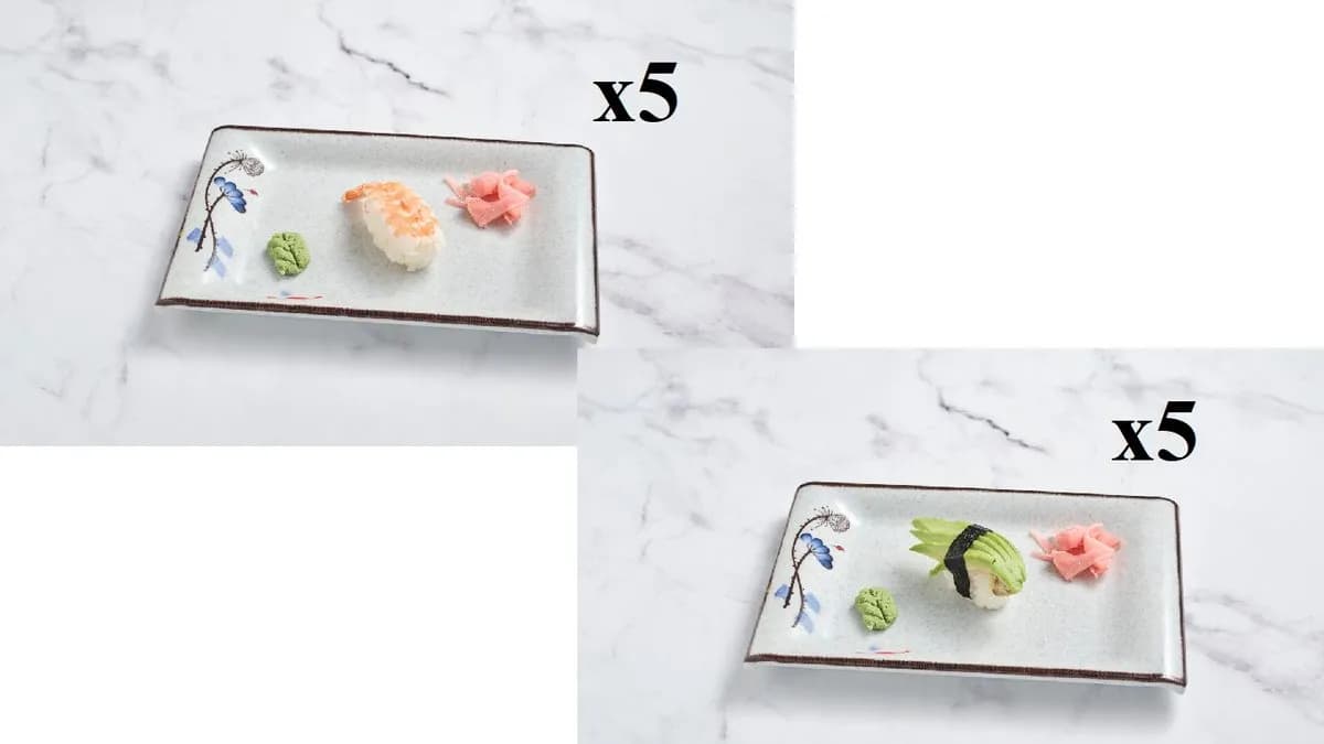 Tigrisrák - Avokádó nigiri 10 db-os