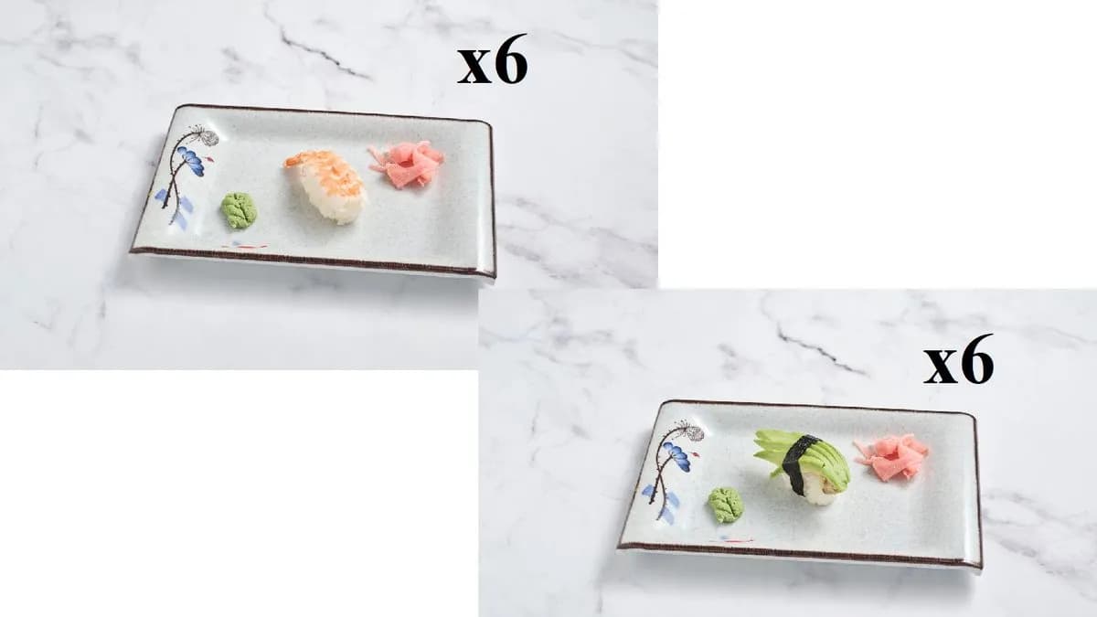 Tigrisrák - Avokádó Nigiri 12 db-os