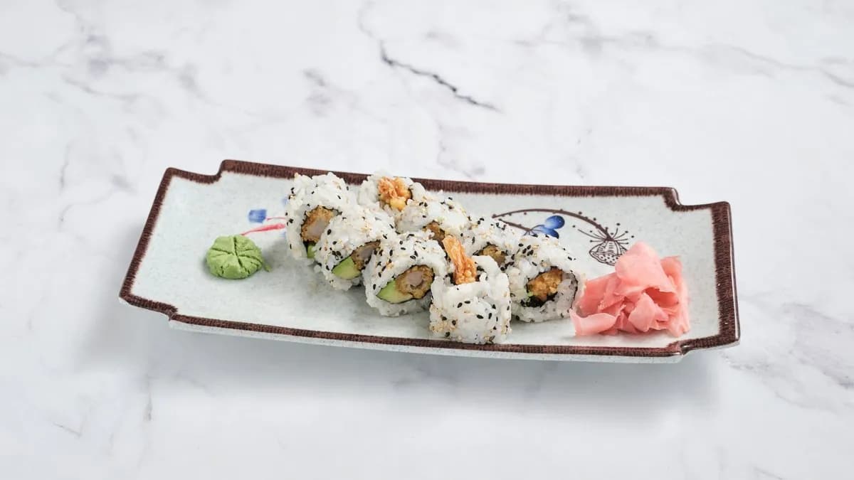 Ura maki - Tempurázott ropogós rák, avokádó, szezámmag