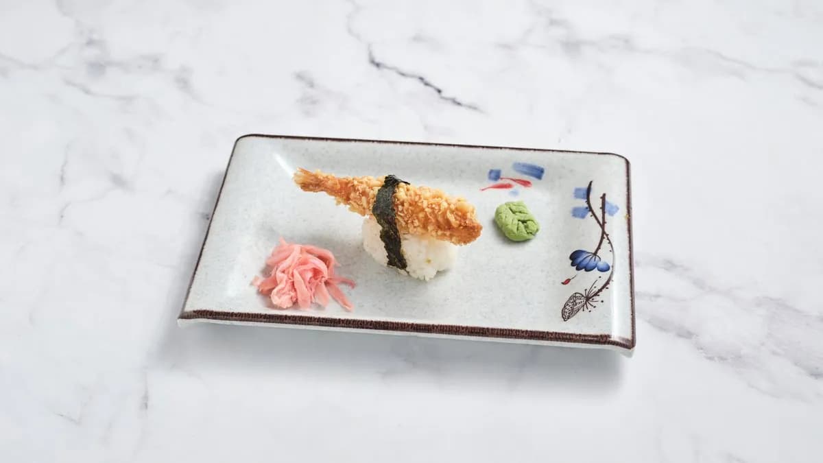 Tempurázott ropogós rák nigiri