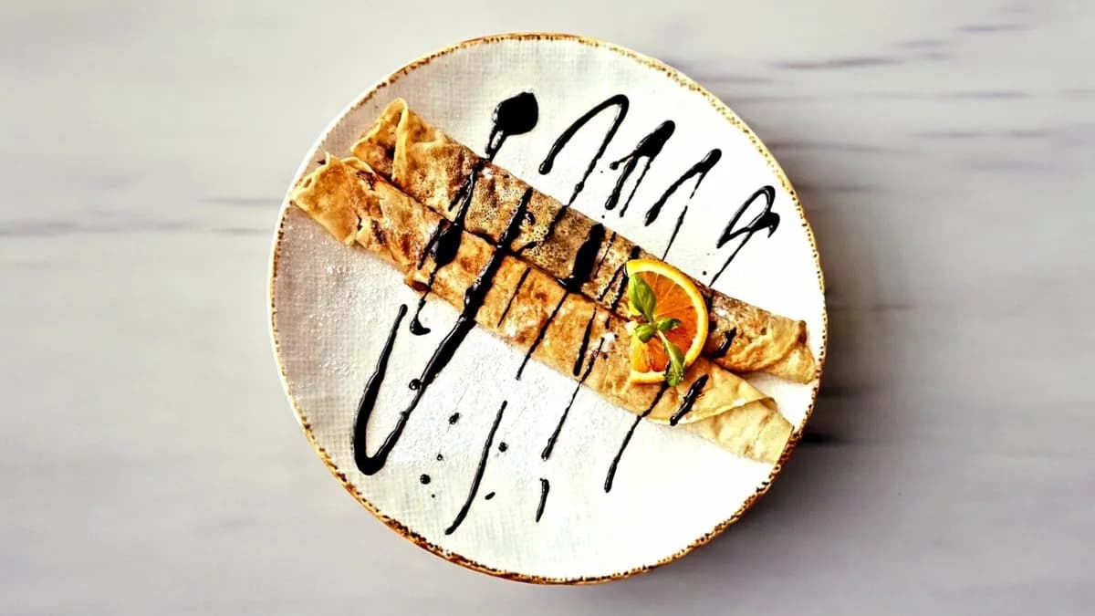 Vaníliás málnás palacsinta