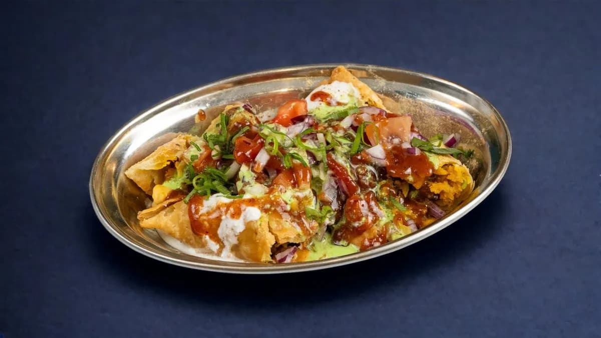 9. Samosa Chaat