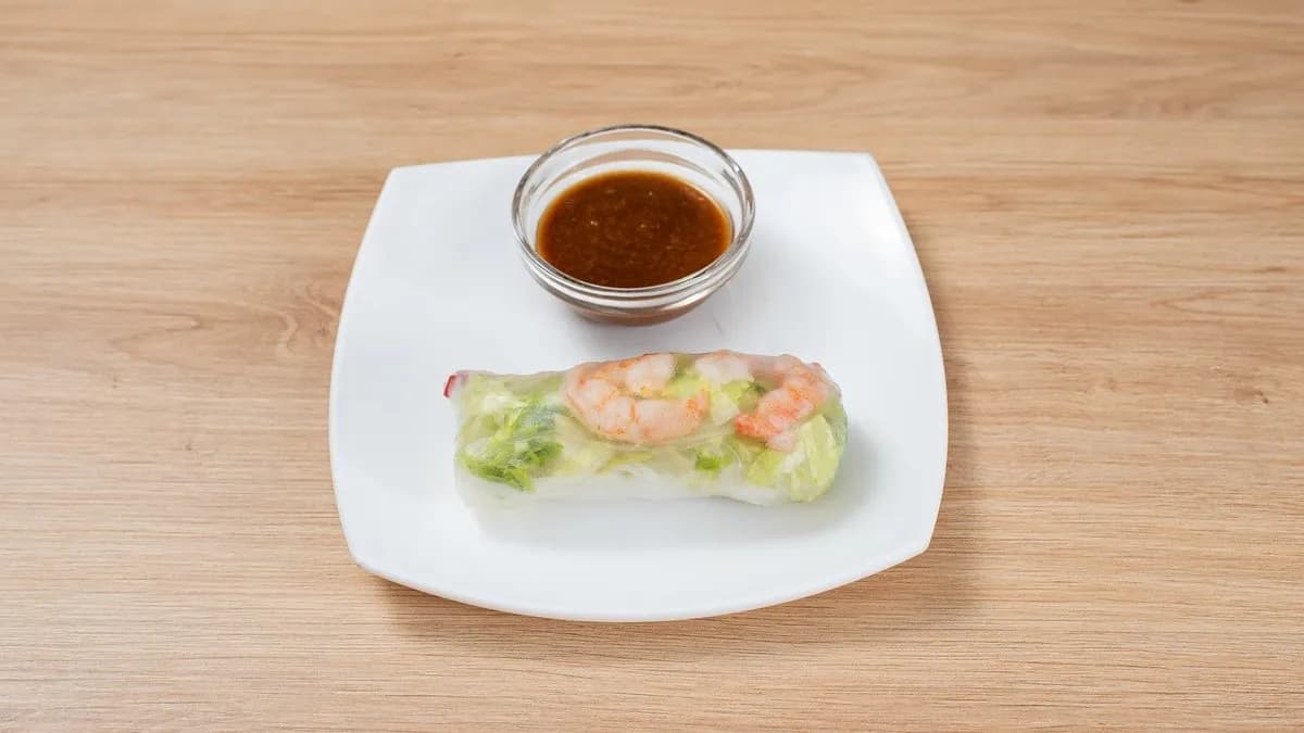 Nyári tekercs rákkal