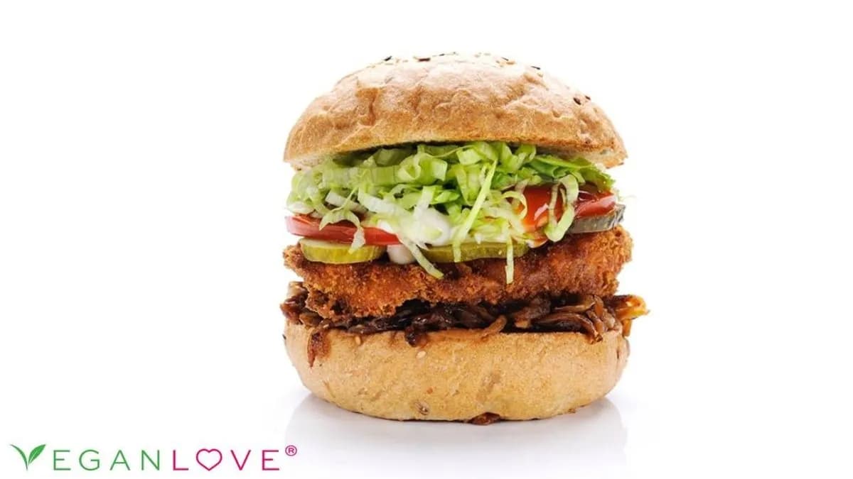 BBQ Veg Chick'n Burger