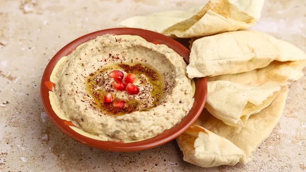 MOUTABAL EGGPLANT DIP / MOUTABAL PADLIZSÁN MÁRTOGATÓS