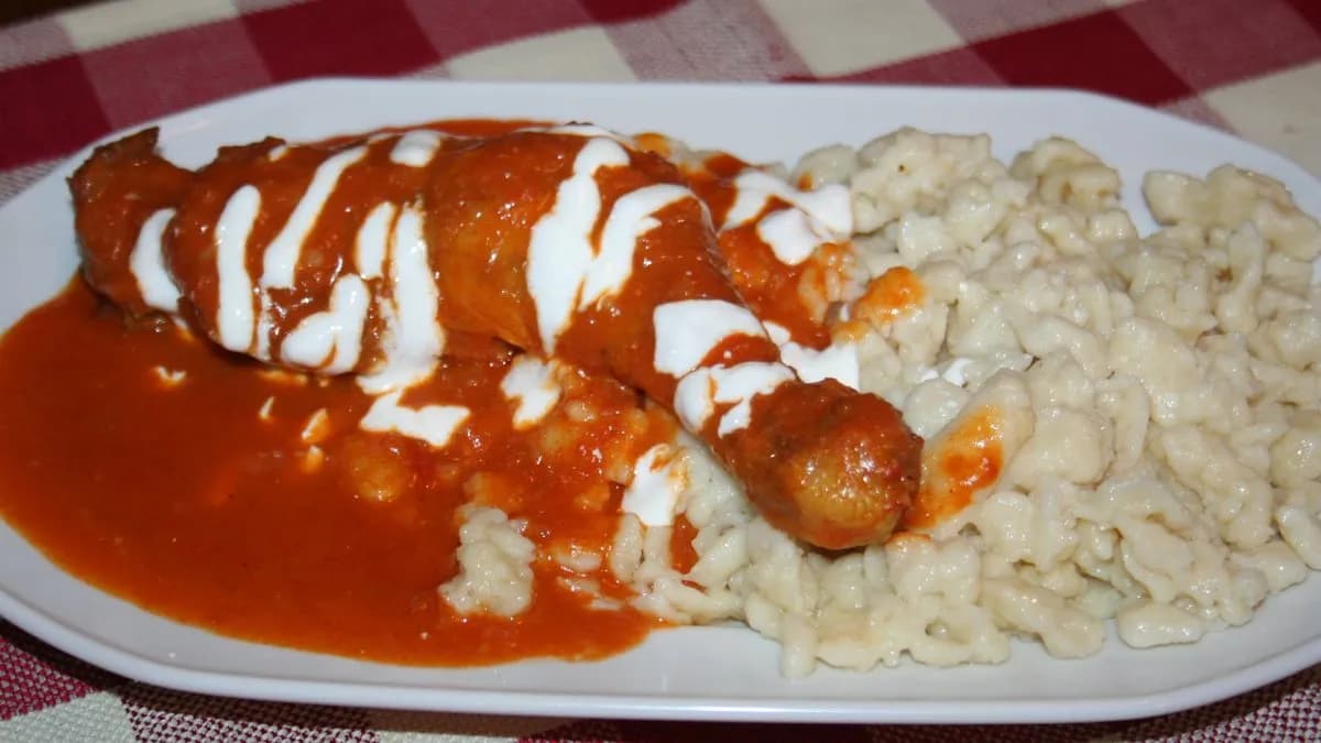 Csirkepaprikás Galuskával