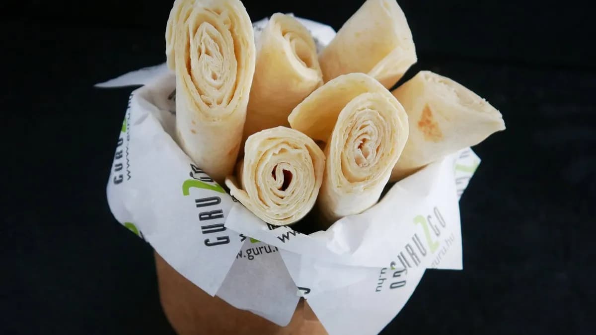 Tejfölös tortilla tekercs (6db)