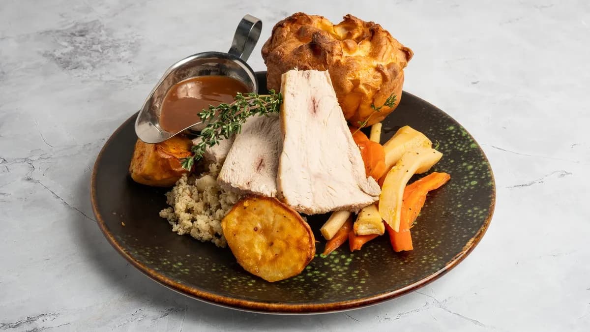 Traditional British Roast Turkey