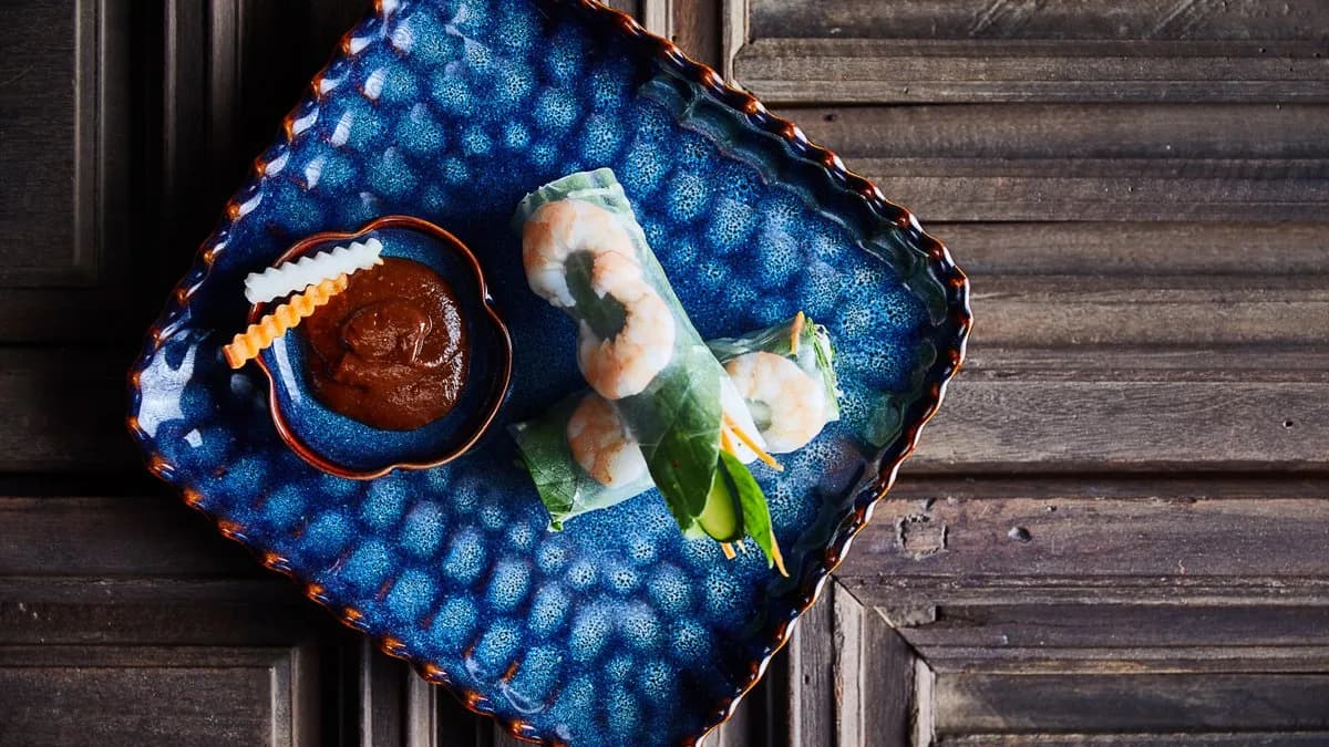 Nyári tekercs - vega tofuval