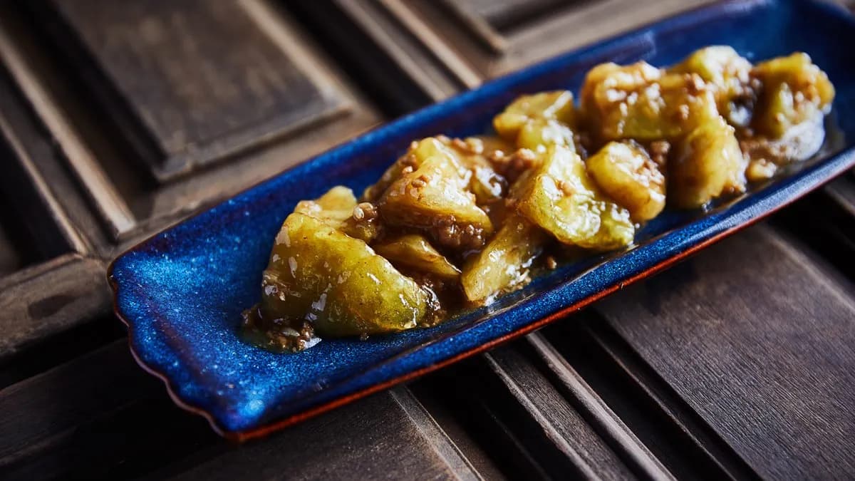 Hong shao qie zi - Sült padlizsán darált hússal