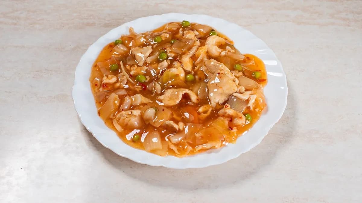 Csirkehús szecsuáni módra