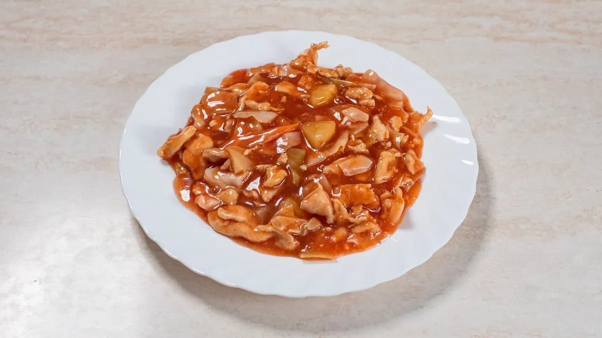 Ananászos csirkehús