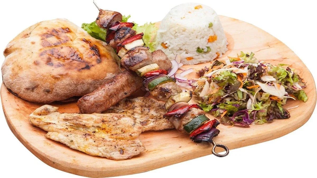 Vegyes egyszemélyes tál