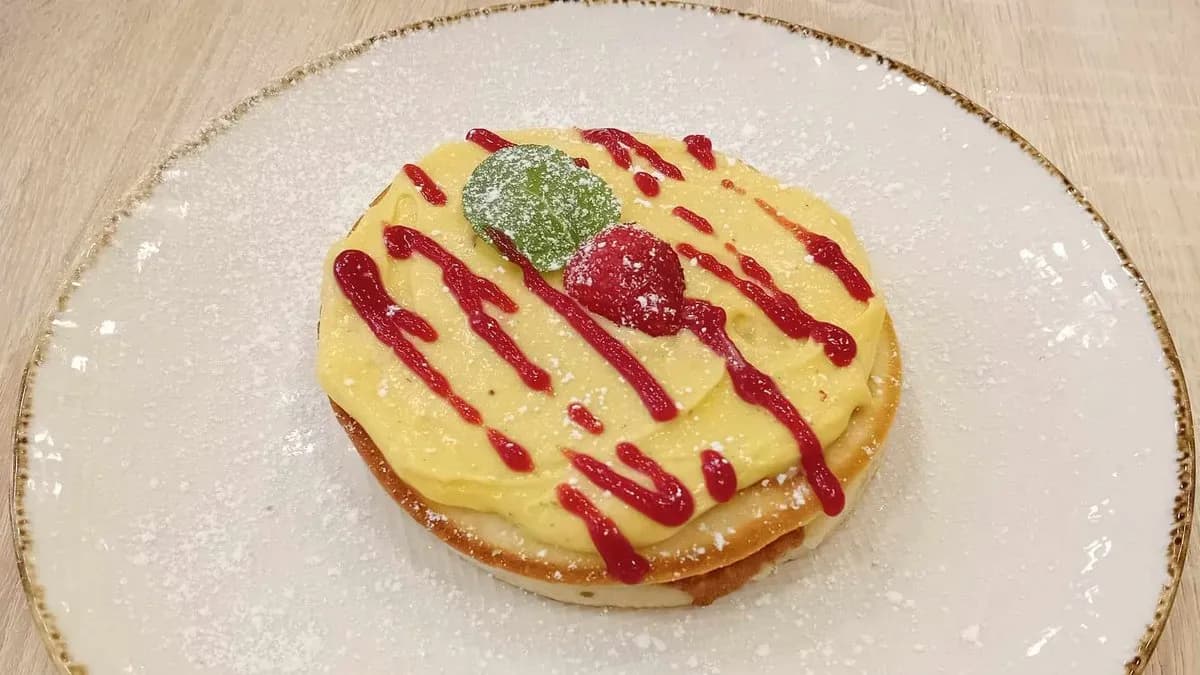 Fehércsokoládés amerikai palacsinta (2 db)