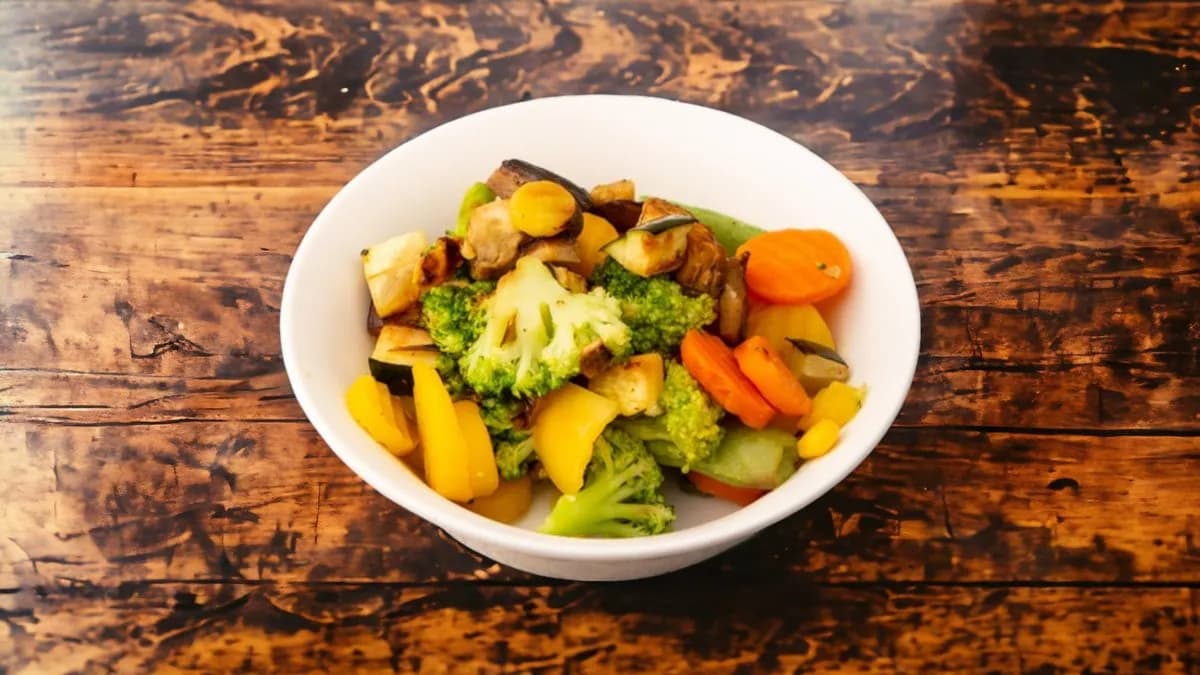 Serpenyős sült zöldségek