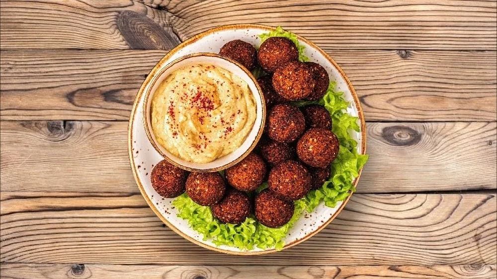 Falafel & Hummusz (kis adag)