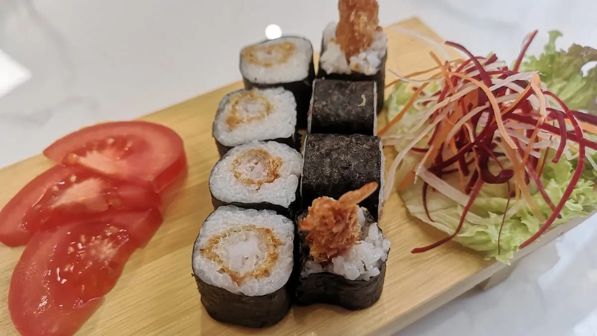 Garnéla tempura maki
