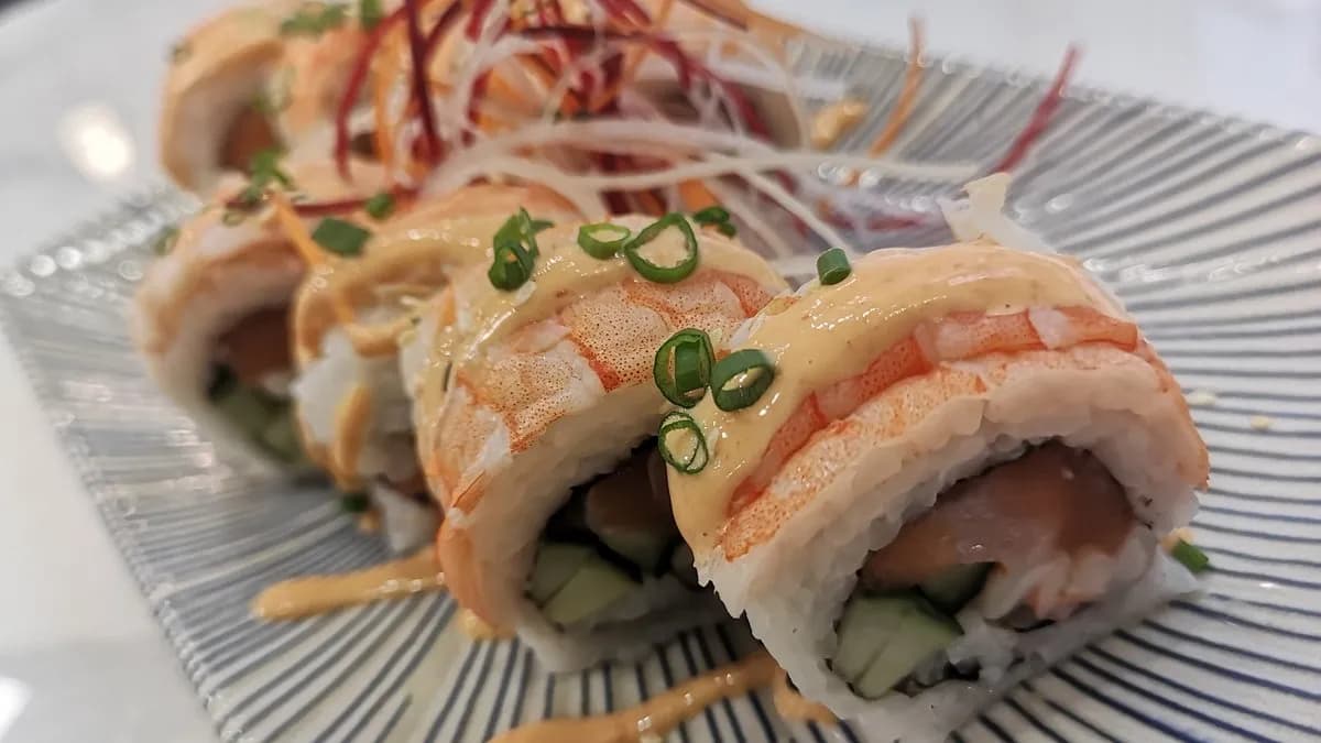 Garnéla rák tekercs