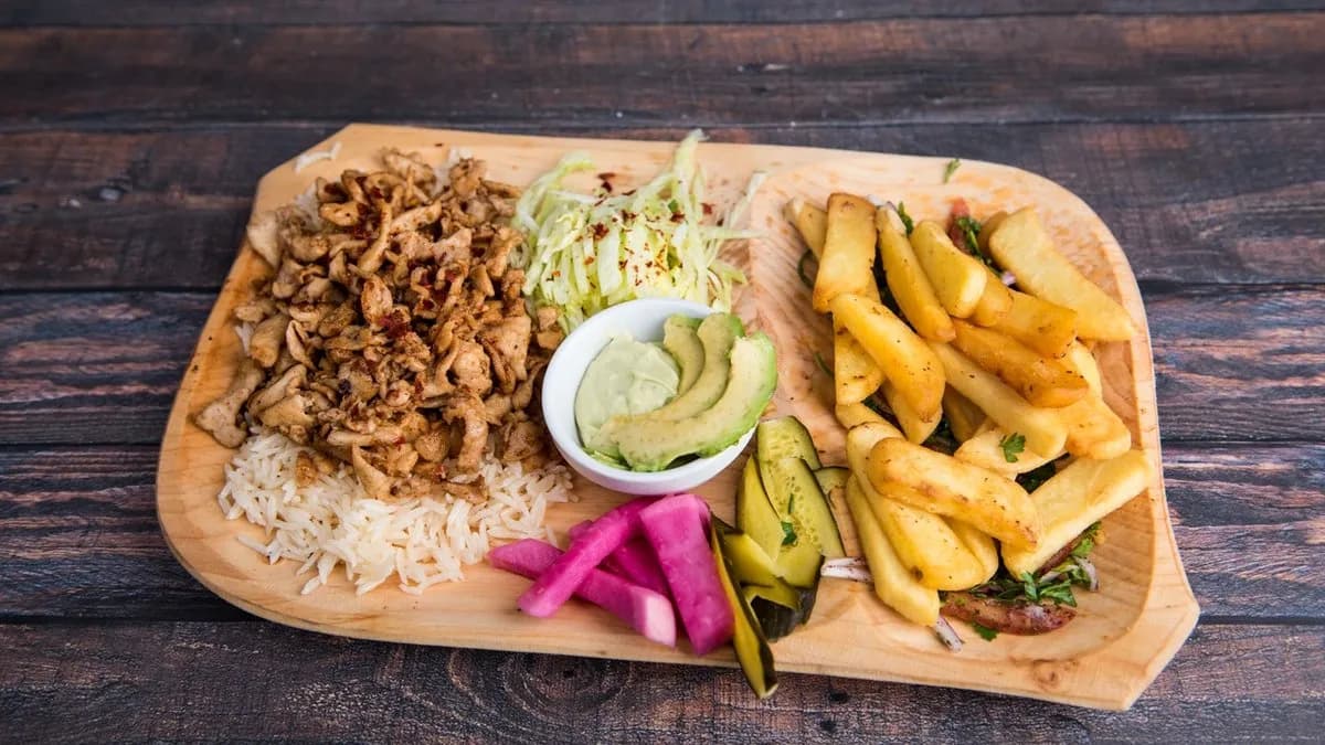 Csirke Shawarma tál