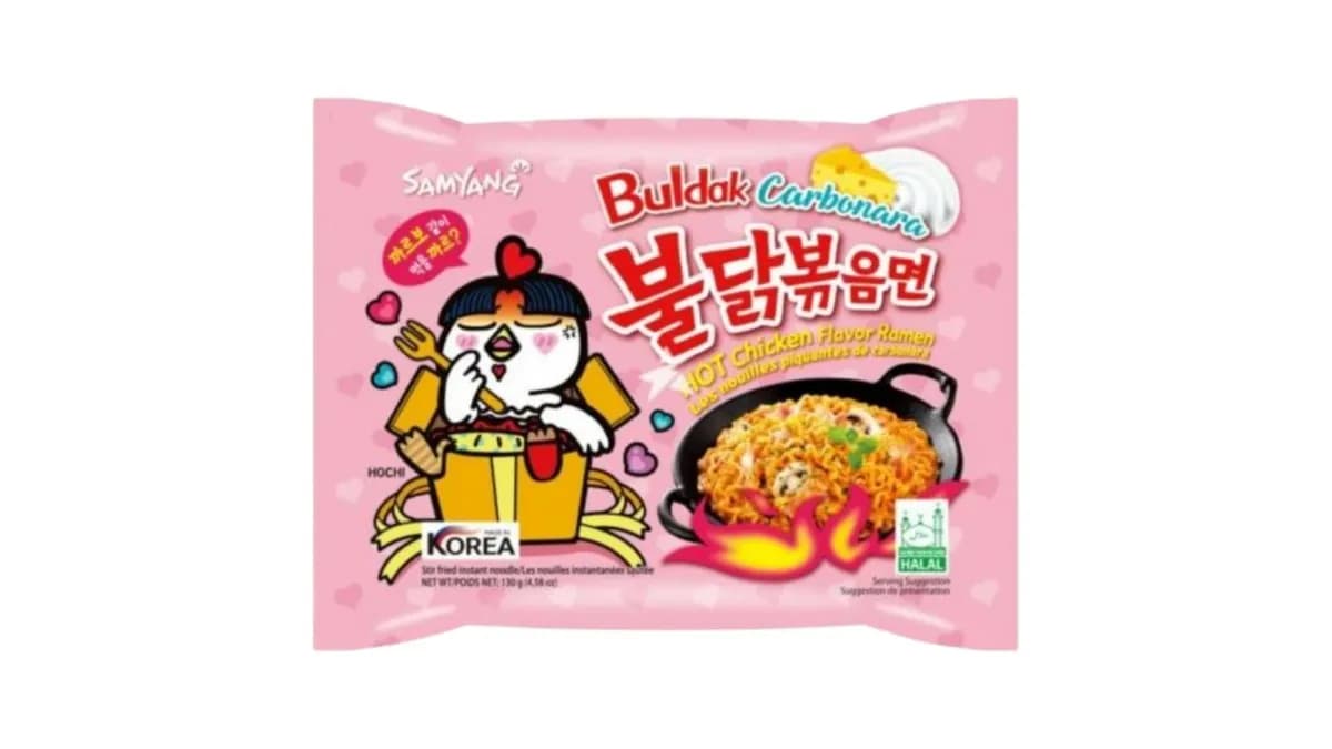 Buldak Carbonara Hot chicken Flavor Ramen (HALAL)